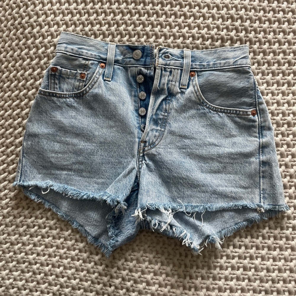 Levi’s Jean Short Size 24 100% Cotton Vintage